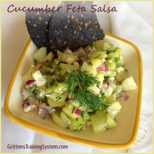 Cucumber Feta Salsa