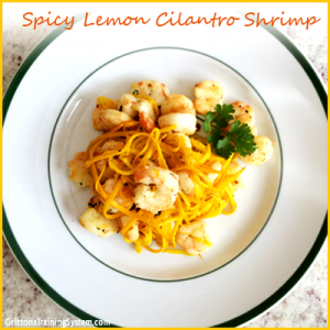 spicy lemon shrimp